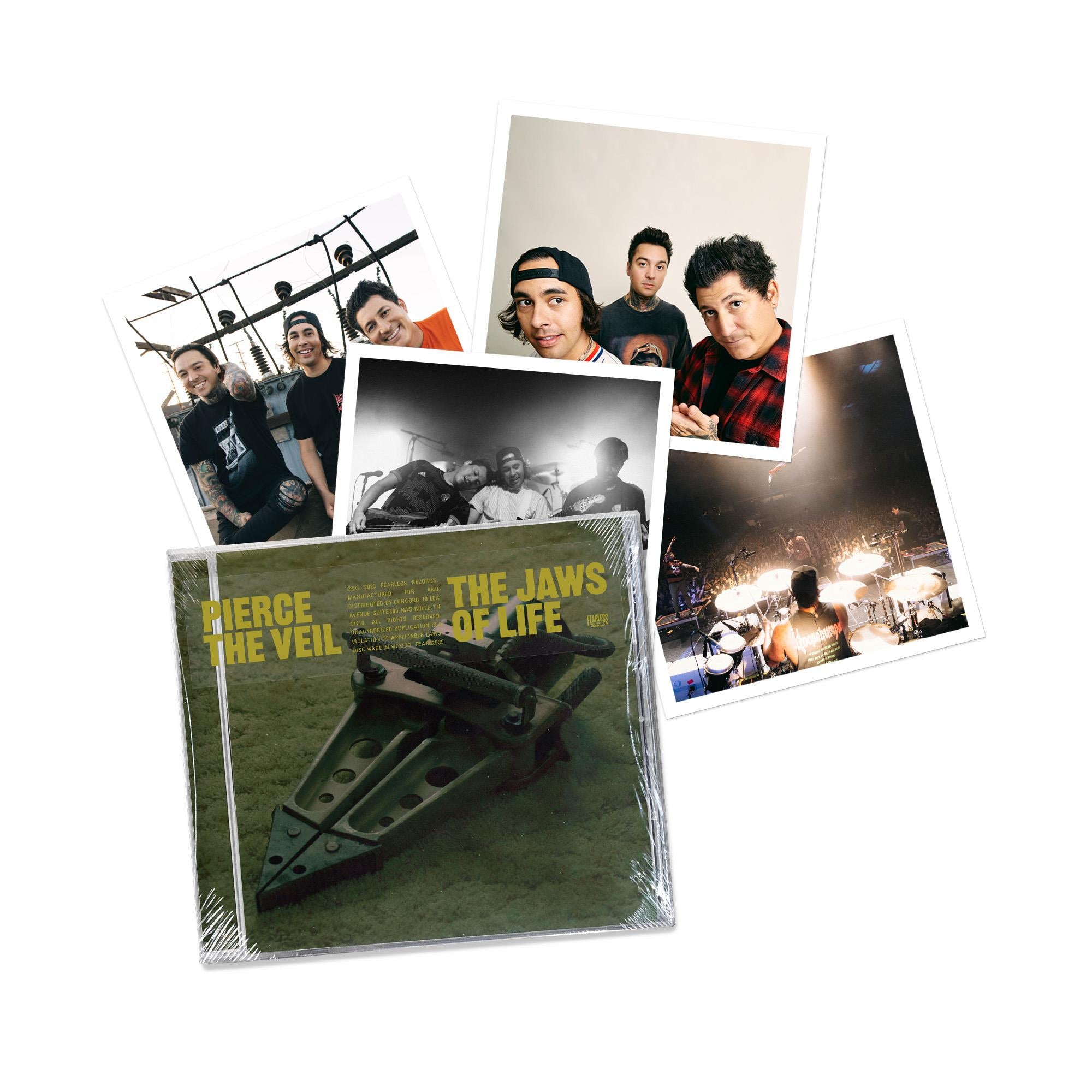 PIERCE THE VEIL THE JAWS OF LIFE [NEW CD] TARGET EXCLUSIVE 4 PHOTOS HYPE  STICKER | eBay